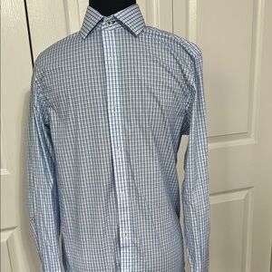 Men's Blue Checkered Shirt